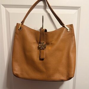 Tory Burch Tan Leather Shoulder Bag - Classic Tote